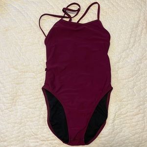 Maroon Joyln Size 28 Swimsuit